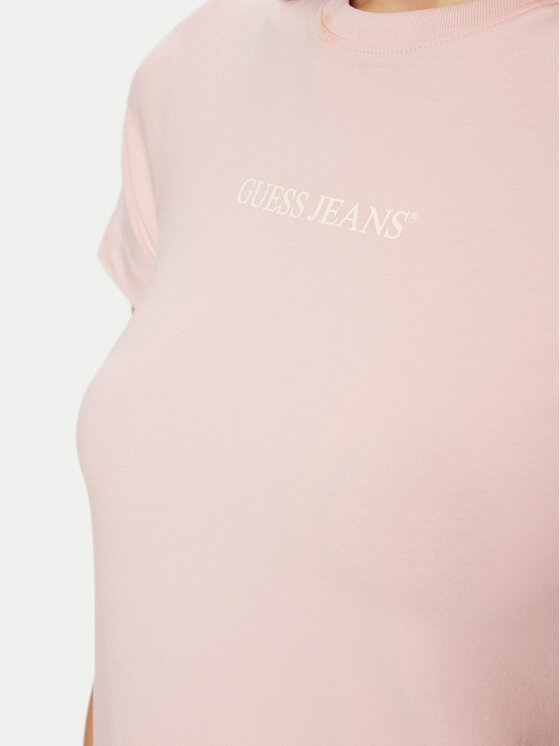 Guess Jeans Guess Jeans T-Shirt W4YI01 J1314 Ροζ Regular Fit