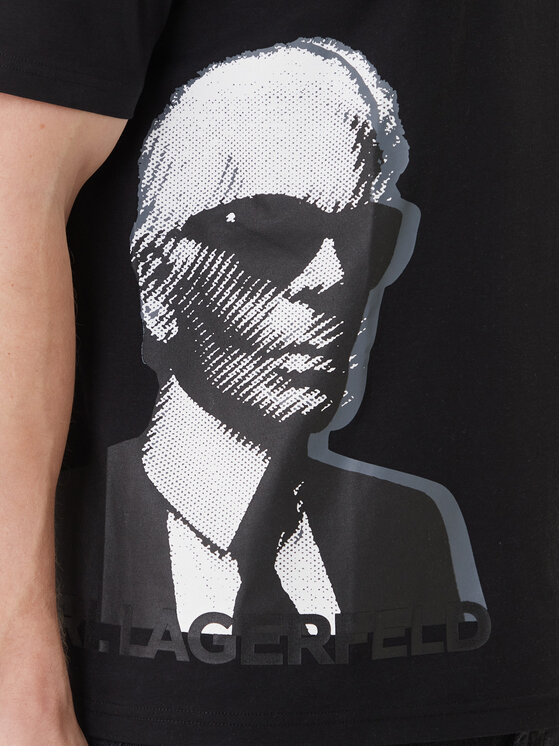 KARL LAGERFELD KARL LAGERFELD Camiseta 755170 562251 Negro Loose Fit