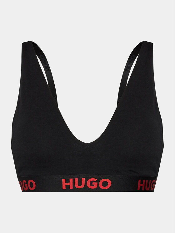 HUGO Hugo Bralette melltartó Sporty 50495867 Fekete