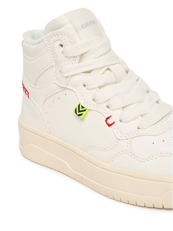 Geox Snīkeri Geox J Lestrella J56NLA 000BC C1000 S Balts