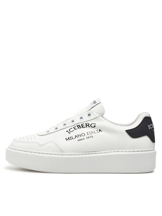 Iceberg Sneakersy Iceberg ID2133 Biela