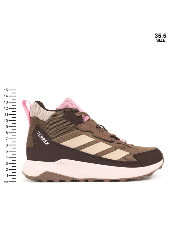 adidas Pārgājienu apavi adidas Terrex Anylander Mid Junior Hiking Shoes JR9722 Brūns
