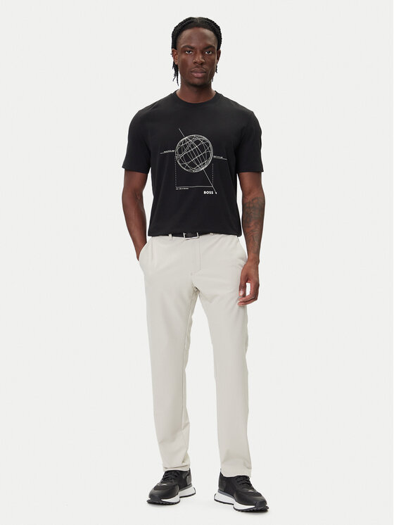 BOSS BOSS Camiseta League GRX 50549413 Negro Relaxed Fit