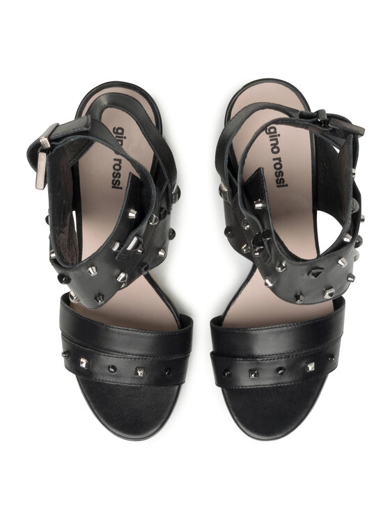 GINO ROSSI Sandále Gino Rossi Fumi DNI351-BZ6-0087-9900-0 Čierna