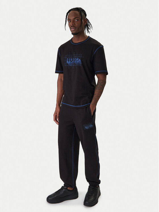 HUGO HUGO Camiseta Nothal 50553498 Negro Regular Fit