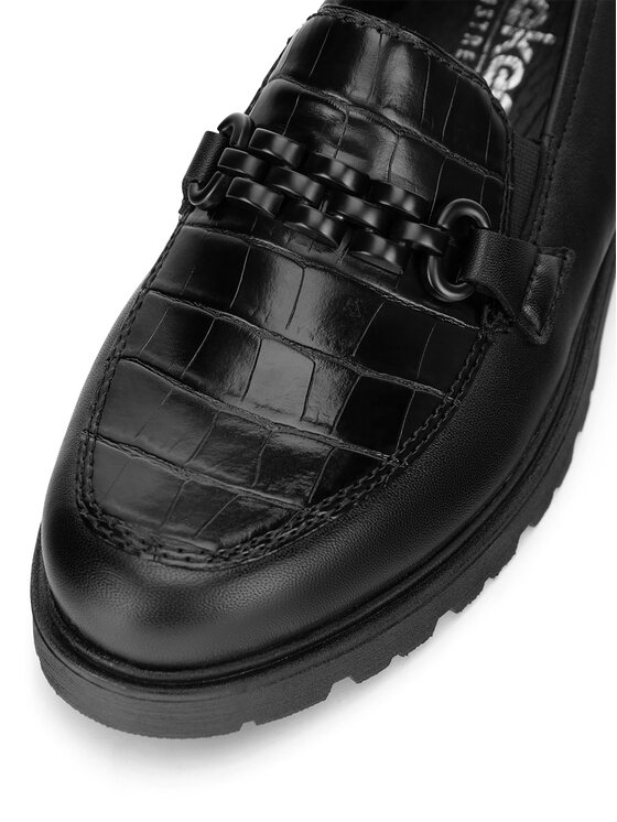 Rieker Mokaszin Rieker 45561-01 Fekete