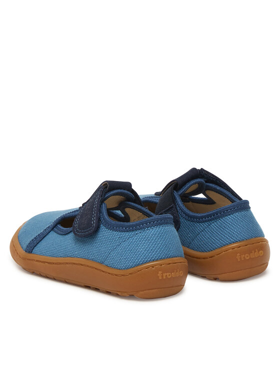 Froddo Тапочки Froddo Barefoot Canvas T-Bar G1700439-1 M Голубий