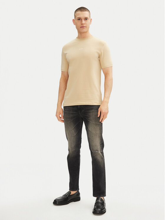 KARL LAGERFELD KARL LAGERFELD T-shirt 755030 552235 Beige Regular Fit