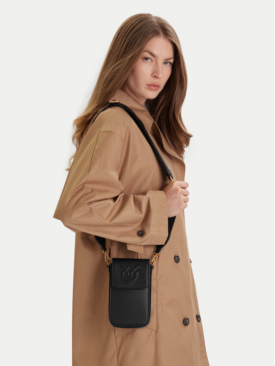 PINKO Geantă pentru telefon PINKO Phone Case Utility AI 25-26 PCPL 105355 A29Q Negru