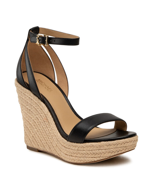 MICHAEL Michael Kors Espadrile MICHAEL Michael Kors Kimberly Wedge 40S1KBHS2L Črna