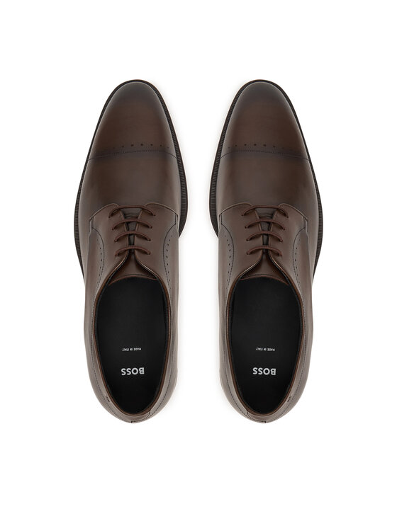BOSS Туфлі BOSS Derrek 50565633 Темно-коричневий