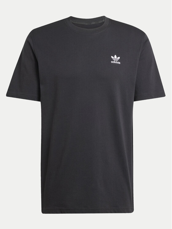 adidas adidas Majica Trefoil Essentials JI8545 Črna Regular Fit