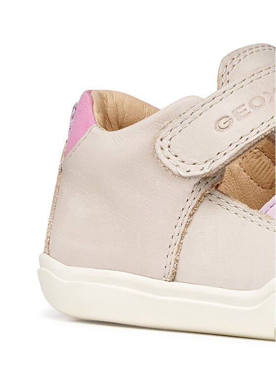 Geox Basutės Geox B Steppieup Girl B5563A 000CL C0175 Écru