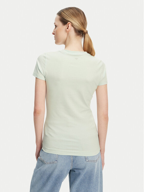 Guess Guess Футболка W5GI07 J1314 Бірюзовий Slim Fit