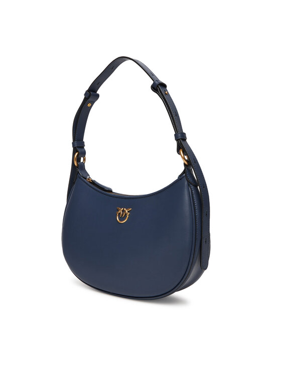 PINKO Ročna torba PINKO Half Moon Mini Fl Al 25-26 PLTT 102790 A0F1 Mornarsko modra