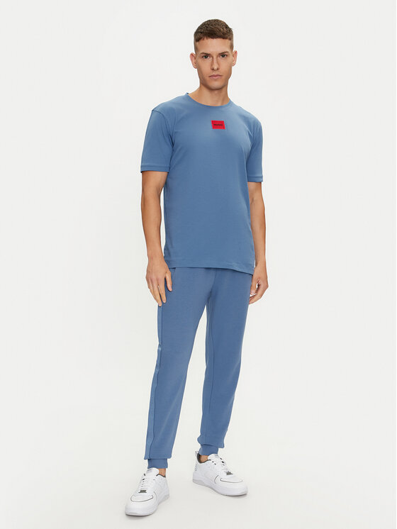 HUGO Hugo Футболка Diragolino212 50447978 Голубий Regular Fit