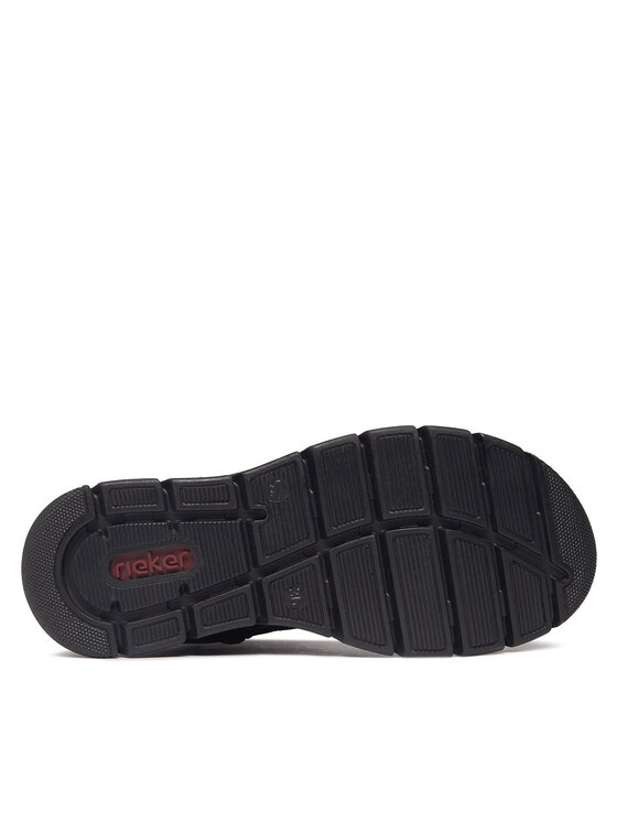 Rieker Šnurovacia obuv Rieker 55000-00 Čierna