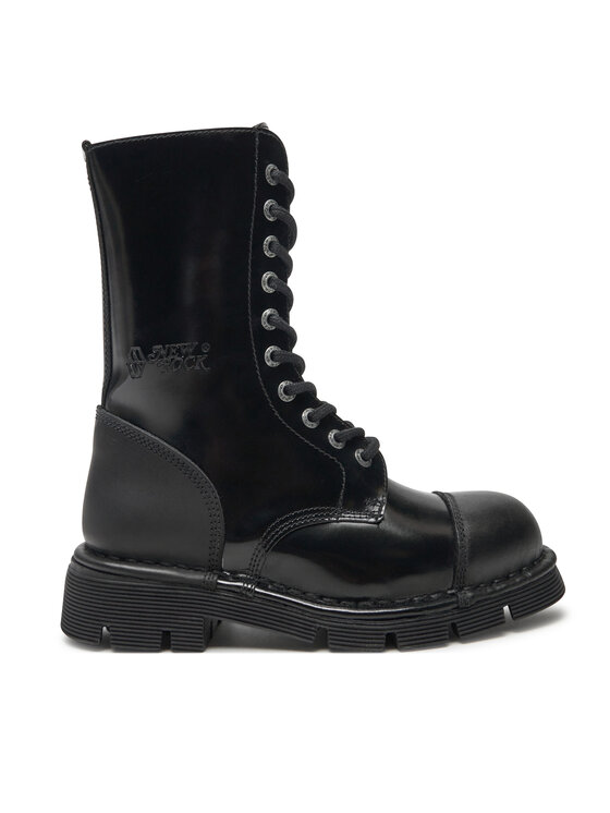 NEW ROCK Šņorzābaki NEW ROCK M-NEWMILI10-S1 Melns