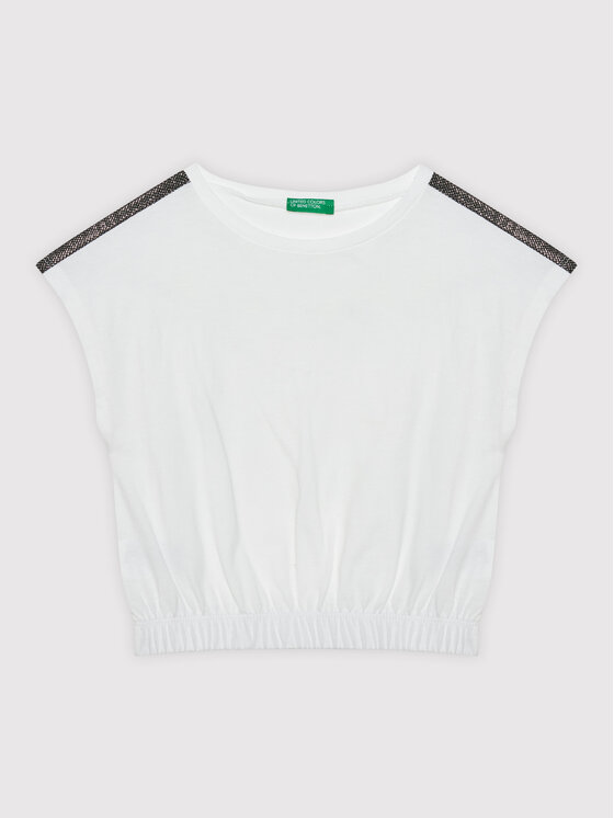 United Colors Of Benetton United Colors Of Benetton Футболка 3I1XC102T Білий Regular Fit