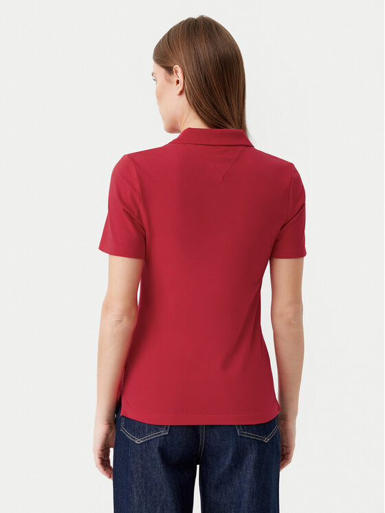 Tommy Hilfiger Tommy Hilfiger Polo 1985 WW0WW43225 Rojo Slim Fit