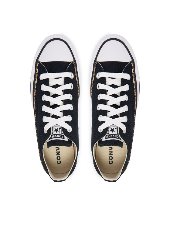 Converse Кеди Converse CHUCK TAYLOR ALL STAR LEOPARD A19180C Чорний
