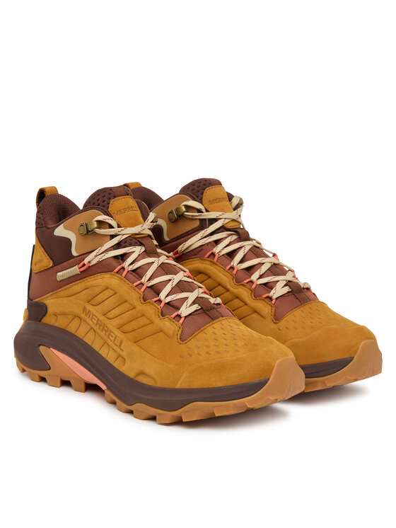 Merrell Sneakersy Merrell Moab Speed 2 Leather Mid J00005332 Brązowy