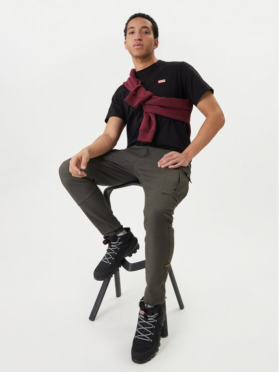 Hunter Hunter T-shirt Essentials HARM0085252 Crna Regular Fit