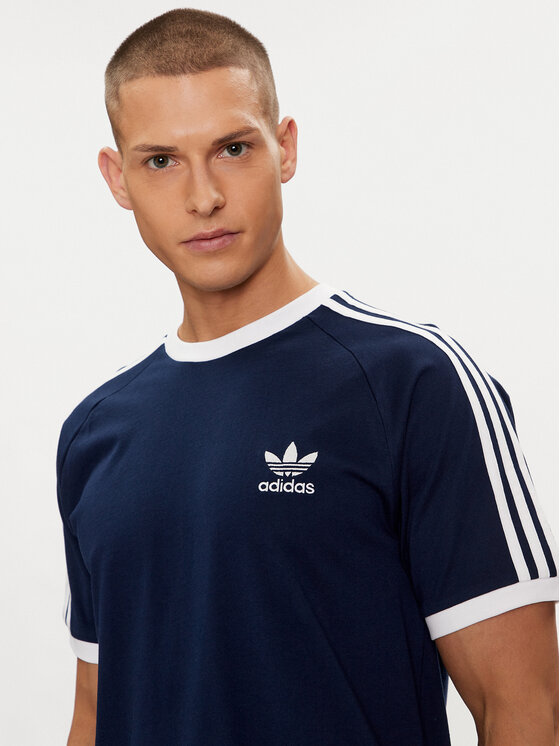 adidas adidas T-Shirt Adicolor Classics 3-Stripes T-Shirt IA4850 Blau Slim Fit