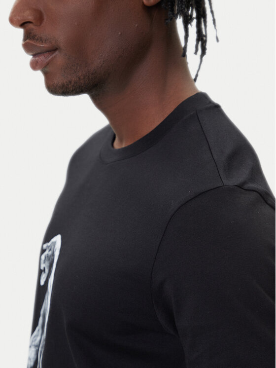 HUGO HUGO Camiseta Didug 50548557 Negro Regular Fit