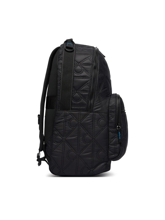 Calvin Klein Раница Calvin Klein Emblem Aop Puffer Backpack LV04D3474G Черен