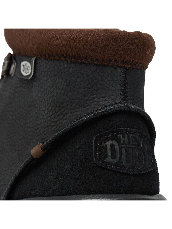 Hey Dude Μποτίνια Hey Dude Bradley Boot Leather 40189-001 Μαύρο