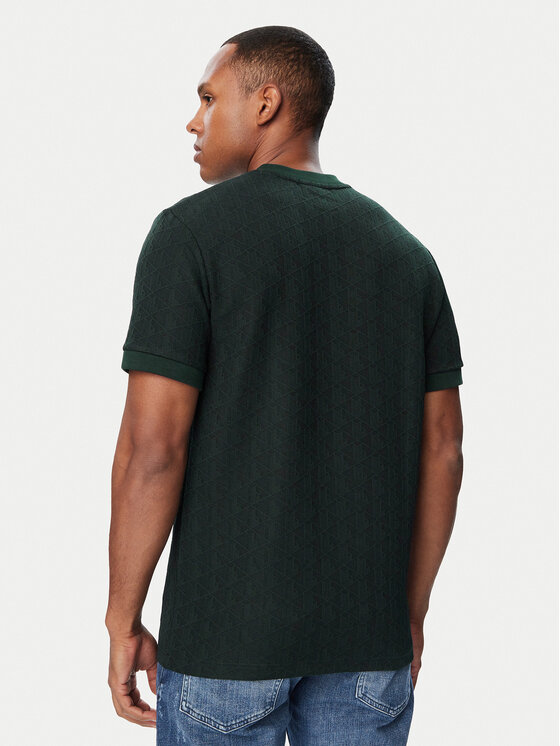 Lacoste Lacoste Camiseta TH1197 Verde oscuro Regular Fit