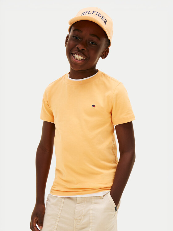 Tommy Hilfiger Tommy Hilfiger Camiseta KB0KB06879 Naranja Regular Fit