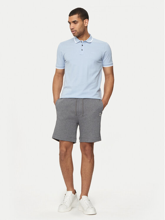 BOSS Boss Поло Parlay 190 50494697 Блакитний Regular Fit