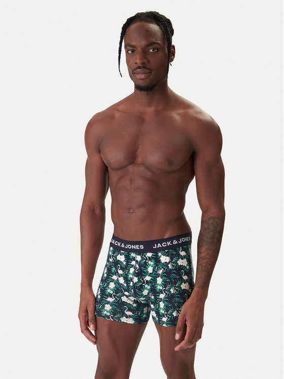 Jack & Jones Jack & Jones Conjunto de calzoncillos boxer Flamingo 12291169 Negro