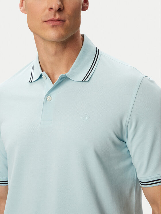 Bugatti Bugatti Polo 8150-15001E Azul claro Regular Fit