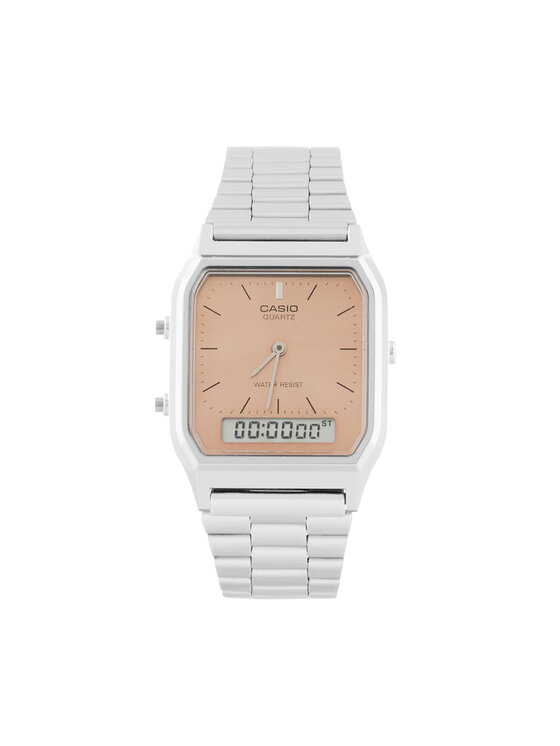 Casio Laikrodis Casio Vintage AQ-230A-4AMQYES Sidabrinė
