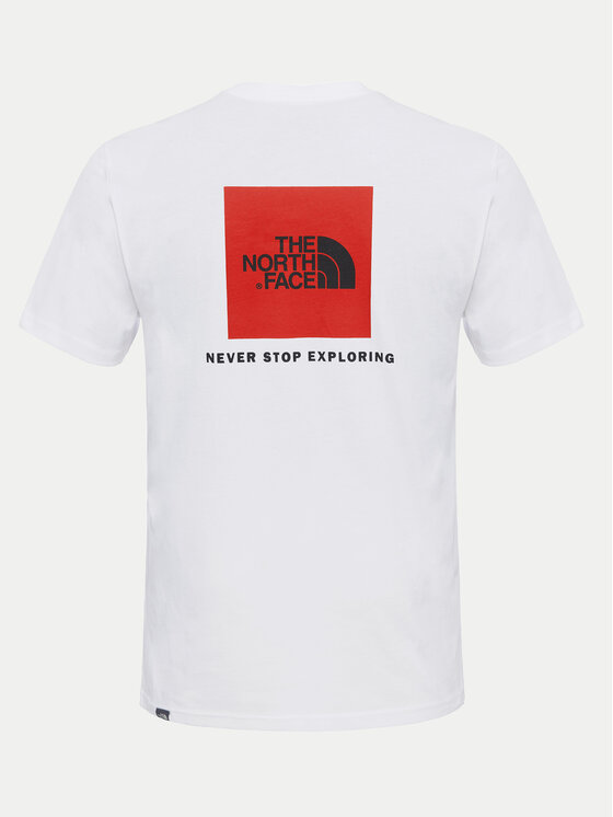 The North Face The North Face T-shirt Redbox NF0A2TX2 Bijela Regular Fit