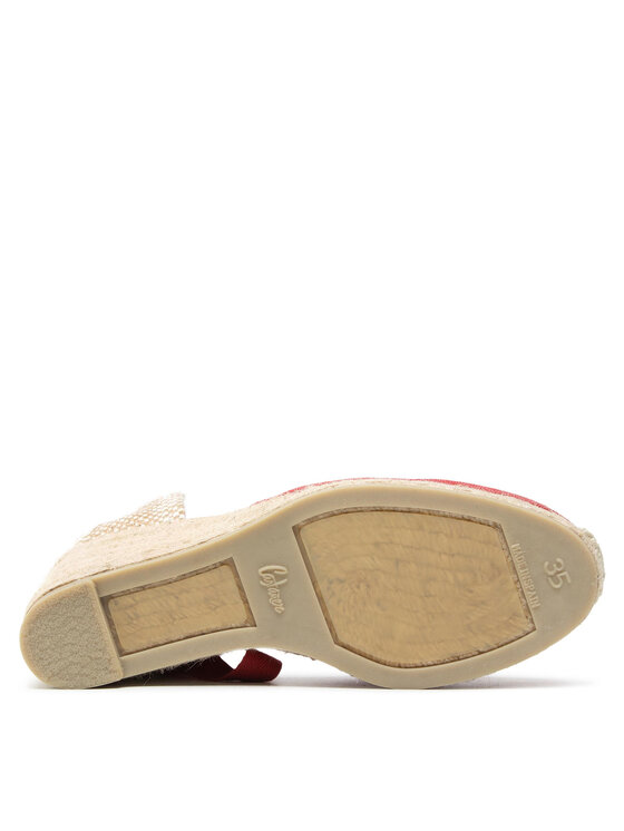 Castañer Espadrilky Castañer Carina/8/002 021642-604 Červená
