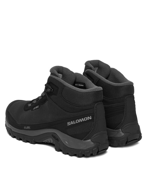 Salomon Трекінгові черевики Salomon Shelter Waterproof L47854200 Чорний