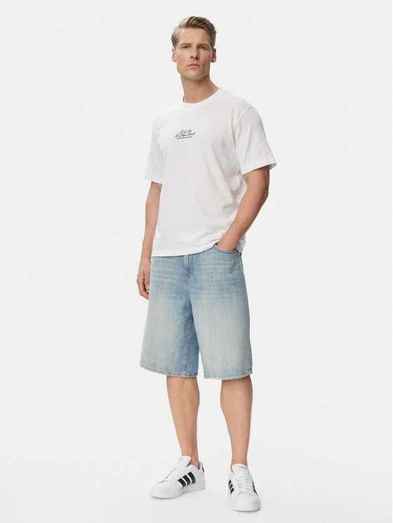 Jack & Jones Jack & Jones Camiseta Cassis Photo Back 12295050 Blanco Relaxed Fit