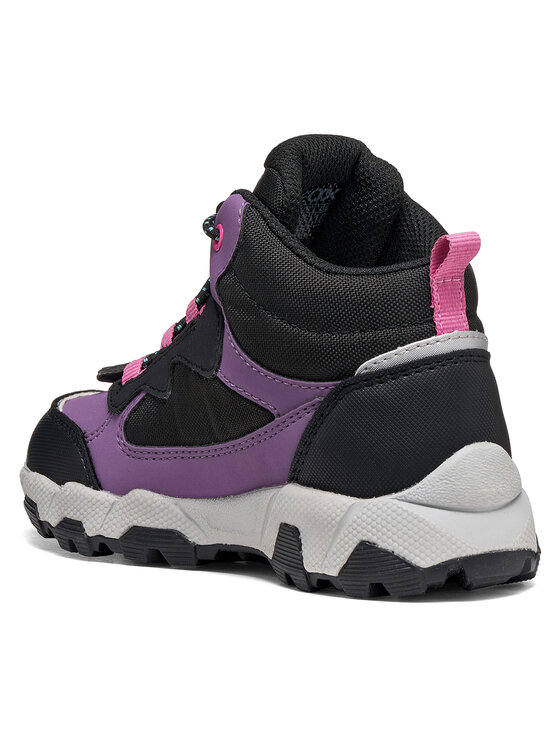 Geox Šnurovacia obuv Geox J Magnetar G. B Abx J464LB 050FU C8277 S Fialová