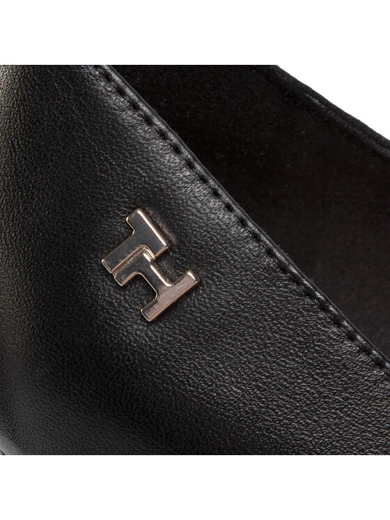 Tommy Hilfiger Salonke Tommy Hilfiger Feminine Leather High Heel Pump FW0FW04870 Crna