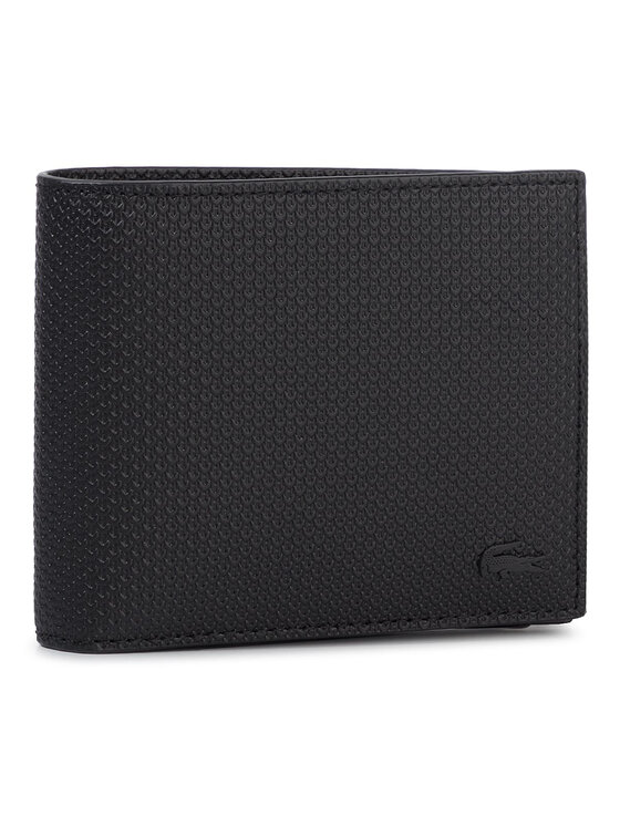 Lacoste Portofel Lacoste Billfold Zip Case NH2826CE Negru