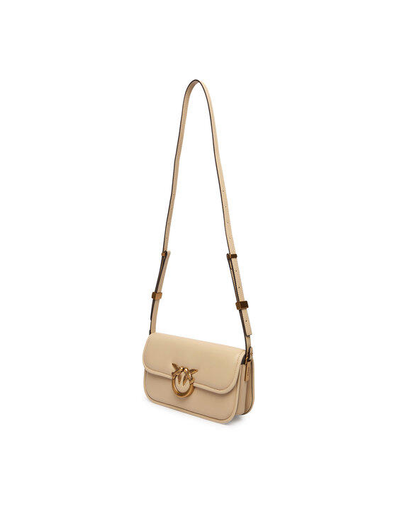 PINKO Borsetta PINKO Love Box Baguette Al 25-26 PLTT 105083 A26L Beige