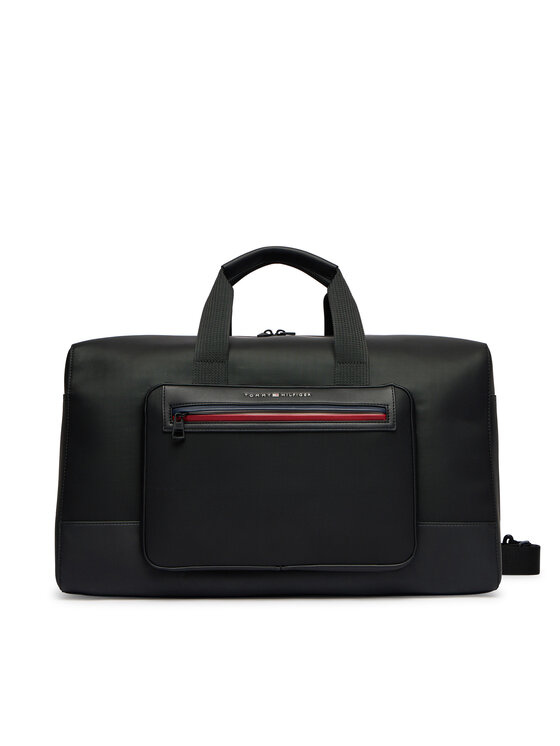 Tommy Hilfiger Сак Tommy Hilfiger Th Foundation Duffle AM0AM14160 Черен
