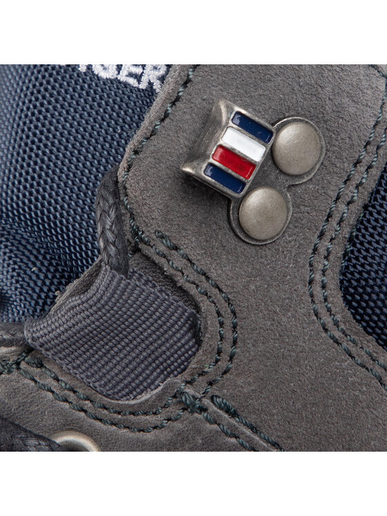 Tommy Hilfiger Botines planos Tommy Hilfiger Active Leather Boot FM0FM02427 Gris