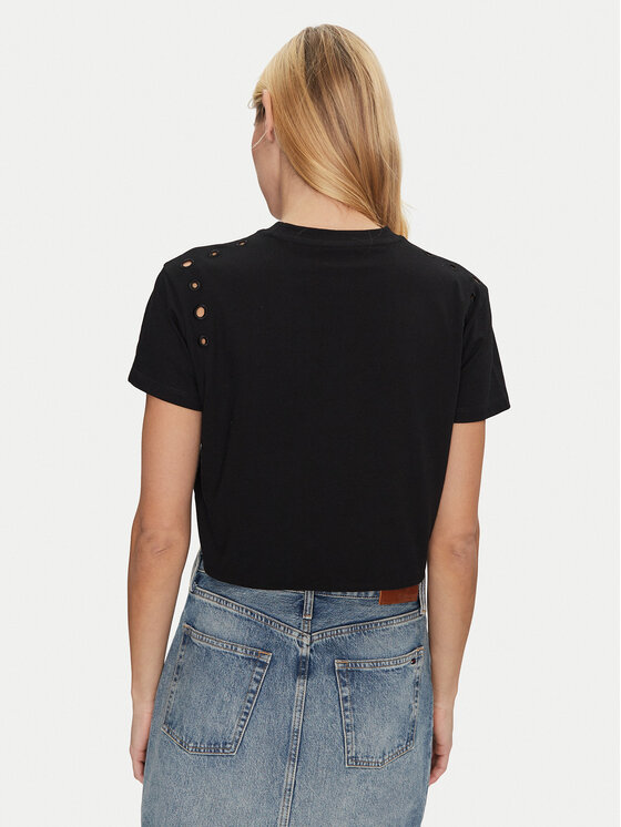 Guess Guess Футболка W5GI18 I3Z14 Чорний Regular Fit