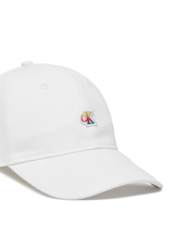 Calvin Klein Καπέλο Jockey Calvin Klein Iridecent LV04D5133G Λευκό