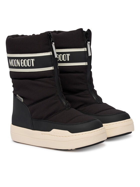 Moon Boot Cizme de zăpadă Moon Boot Jr Park Zip High Wp 80D3440080 D Negru